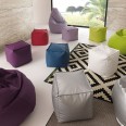 Tavolino Living Moderno "Magico"2 Pouf